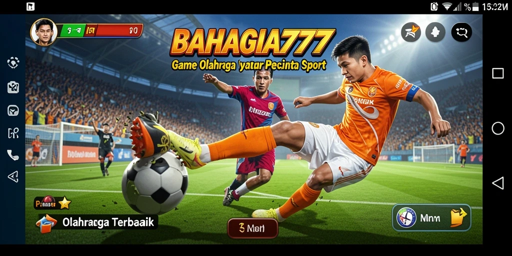 Tampilan gameplay seru dalam BAHAGIA777 dengan olahraga yang menantang.