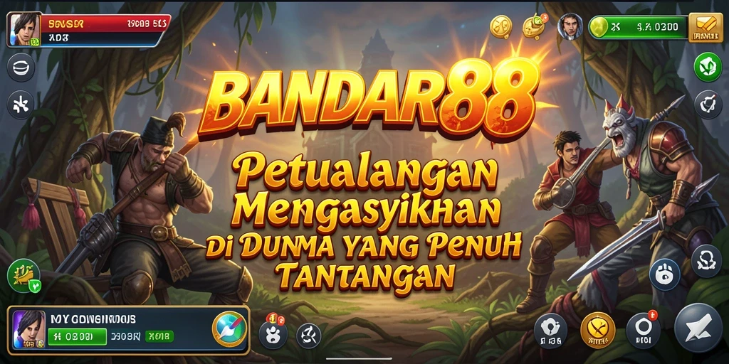 Tampilan gameplay <strong>BANDAR88</strong> yang penuh aksi dan petualangan.