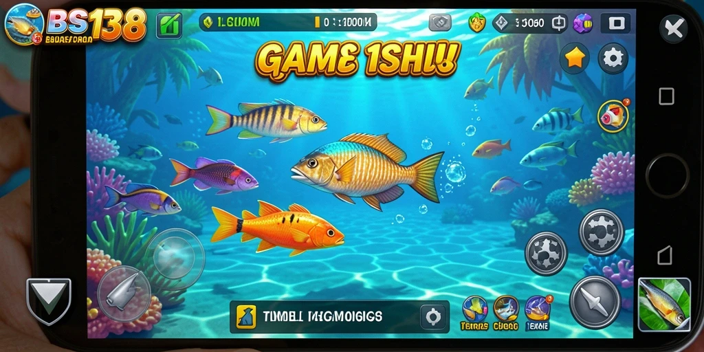 Screenshot gameplay Tembak Ikan di BOS138 yang seru.