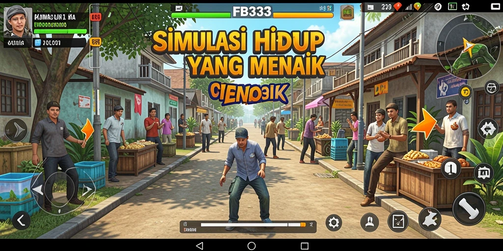 Tampilan gameplay sehari-hari dalam FB333 yang menarik.