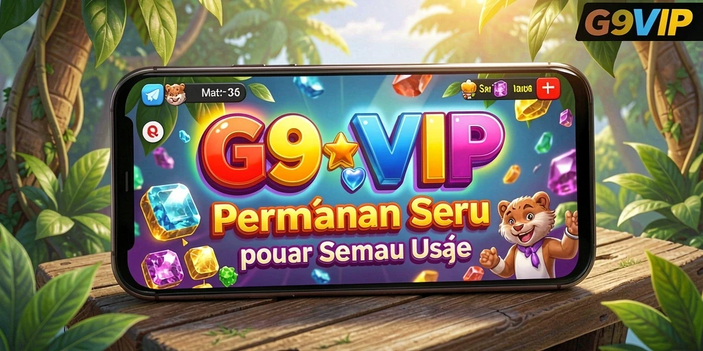 Tampilan gameplay seru dalam G9VIP match-3.
