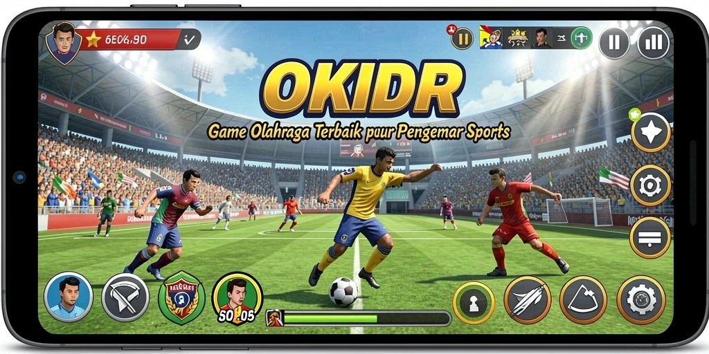 Menampilkan gameplay seru dari OKIDR dengan kompetisi olahraga.