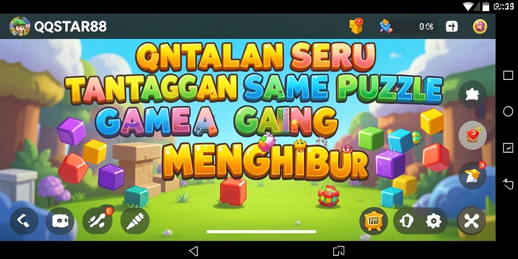 Tampilan gameplay menarik dari QQSTAR88 yang menguji kemampuan puzzle.