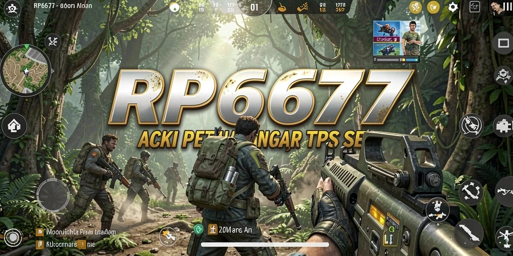 Tampilan gameplay seru dari RP6677 yang menunjukkan aksi mendebarkan.
