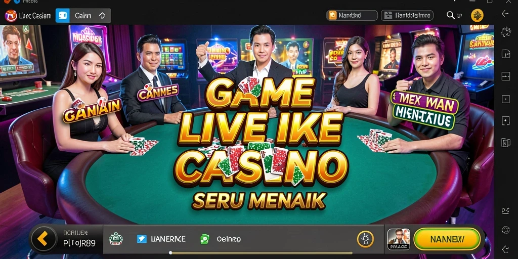 Gameplay Live Casino RR89 menampilkan dealer profesional dan suasana kasino yang nyata.