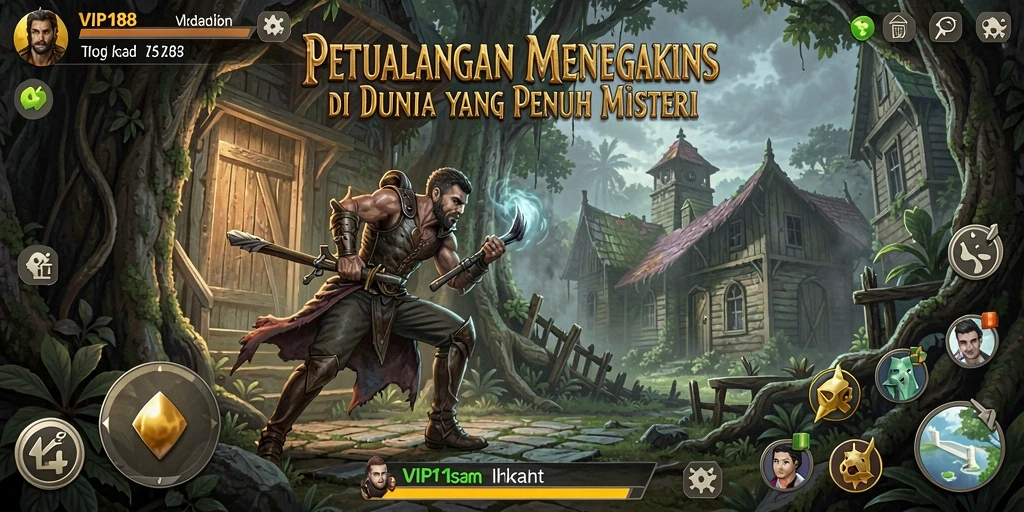 Screenshot gameplay VIP188 menampilkan aksi petualangan yang mendebarkan.