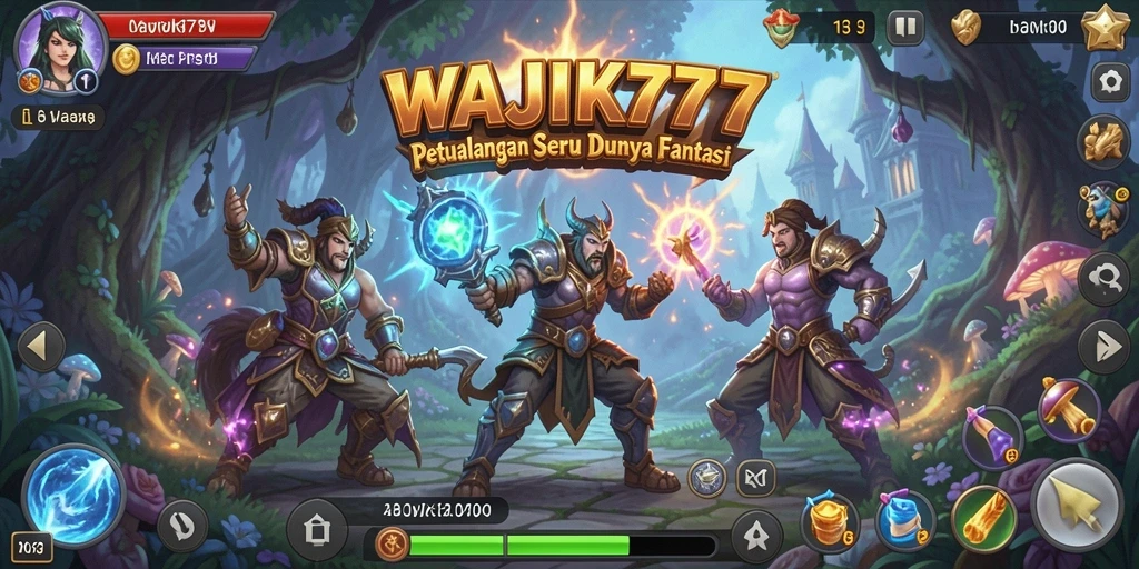 Screenshot WAJIK777 menampilkan aksi seru dalam petualangan.