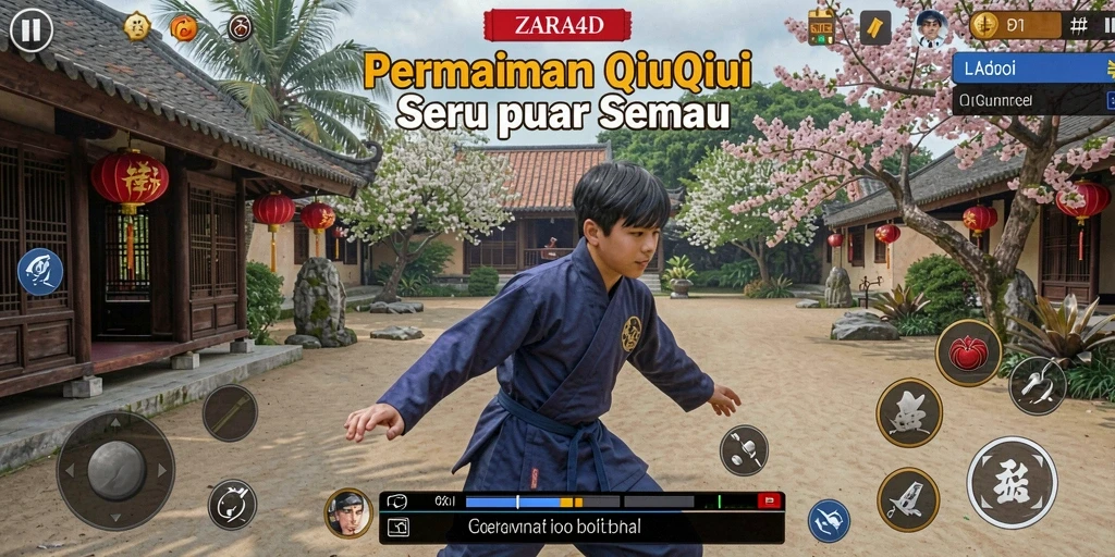 Tampilan gameplay QiuQiu ZARA4D yang seru dan interaktif.